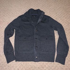 Banana Republic dark gray cardigan